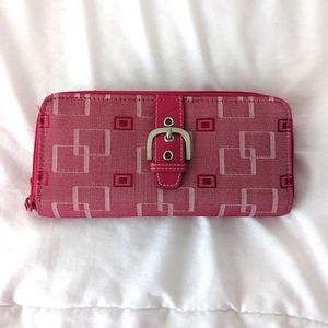 Y2K Pink Buckle Wallet